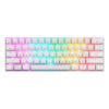 Motospeed SK62 Ασύρματο Gaming Μηχανικό Πληκτρολόγιο 60% με Outemu Red διακόπτες και RGB φωτισμό (Αγγλικό US) Λευκό