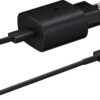 Samsung USB Type-C Cable & Wall Adapter Black (25W)