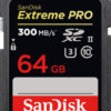 Sandisk Extreme Pro SDXC 64GB U3 300MB/s