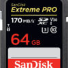 Sandisk Extreme Pro SDXC 64GB U3 V30 (170MB/s)