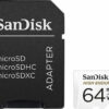 Sandisk High Endurance microSDXC 64GB U3 V30 with Adapter
