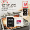 Sandisk Ultra microSDHC 32GB U1 A1 + Adapter Camera