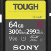 Sony SDXC G Tough series 64GB UHS-II Class 10 U3 V90