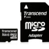 Transcend microSDHC 8GB Class 10 + SD Adapter