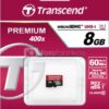 Transcend Premium 400x microSDHC 8GB U1