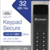 Verbatim Keypad Secure 32GB USB 3.1 USB-C