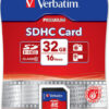 Verbatim SDHC Card 32GB Class 10