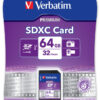 Verbatim SDXC Card 64GB Class 10