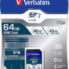 Verbatim SDXC Card Pro 64GB Class 10 UHS-I