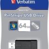 Verbatim Store 'n' Go 64GB Pinstripe USB 2.0 black