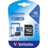 Verbatim microSDHC 16GB Class 10 UHS-I + SD Adapter