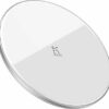 Baseus Ασύρματος Φορτιστής (Qi Pad) 15W Λευκός (Simple)