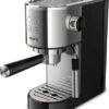 Krups Virtuoso Inox Μηχανή Espresso 1400W Πίεσης 15bar Μαύρη