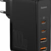 Baseus Φορτιστής Χωρίς Καλώδιο με 2 Θύρες USB-A και 2 Θύρες USB-C 100W Quick Charge 4+ Μαύρος (GaN2 Pro) CCGAN2P-L01